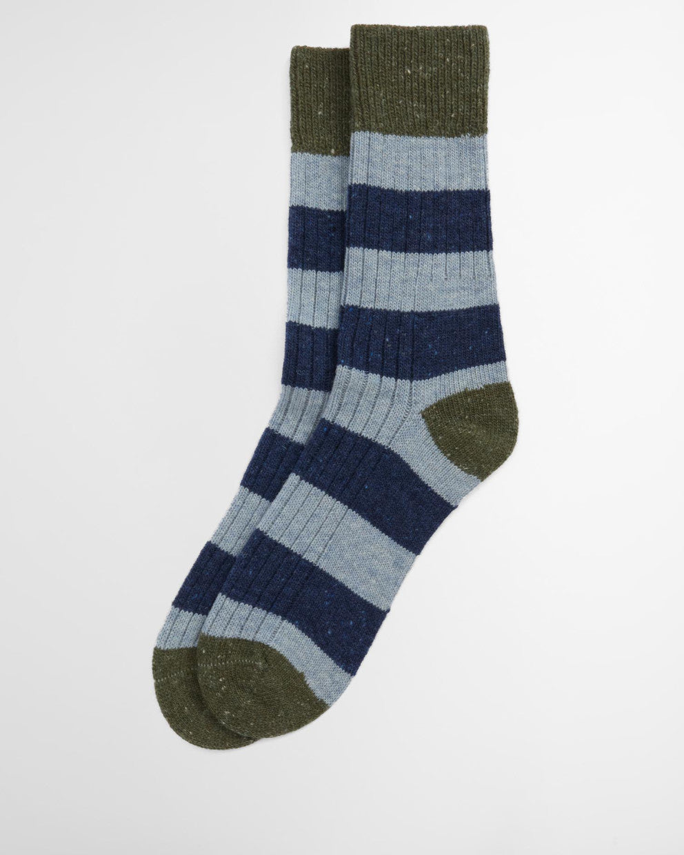 Houghton Stripe Socks Blue Stone