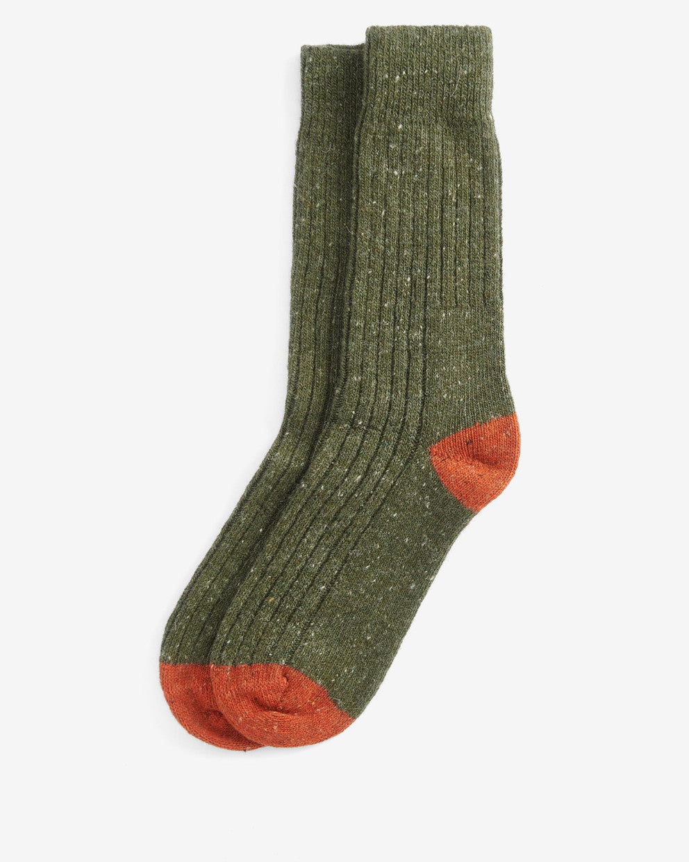 Houghton Socks Olive Burnt Orange