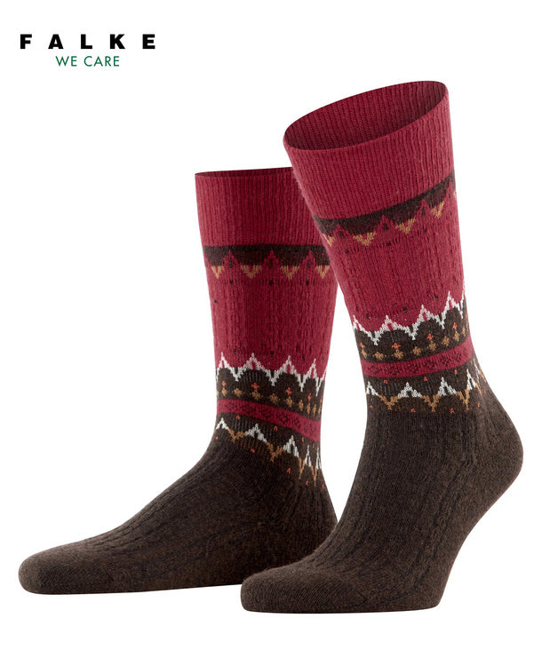 Norseman Socks Brown/Red