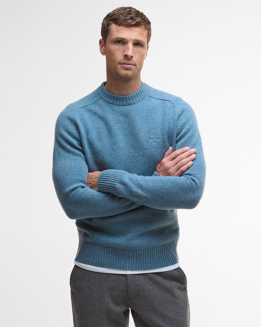 Grangetown Crew Neck Beanie Bluestone
