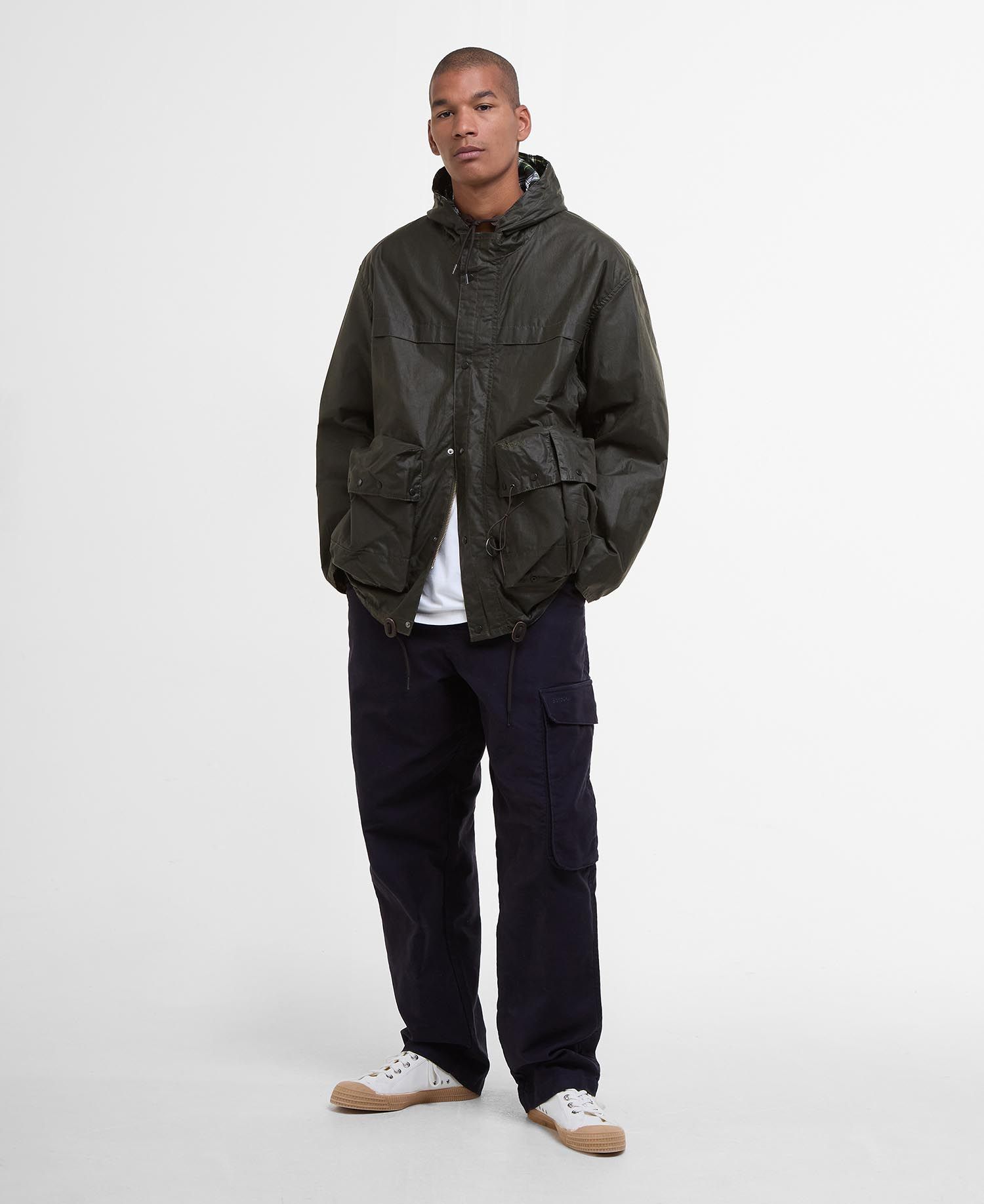 Modified Durham Waxed Jacket Archive Olive – Murray Store