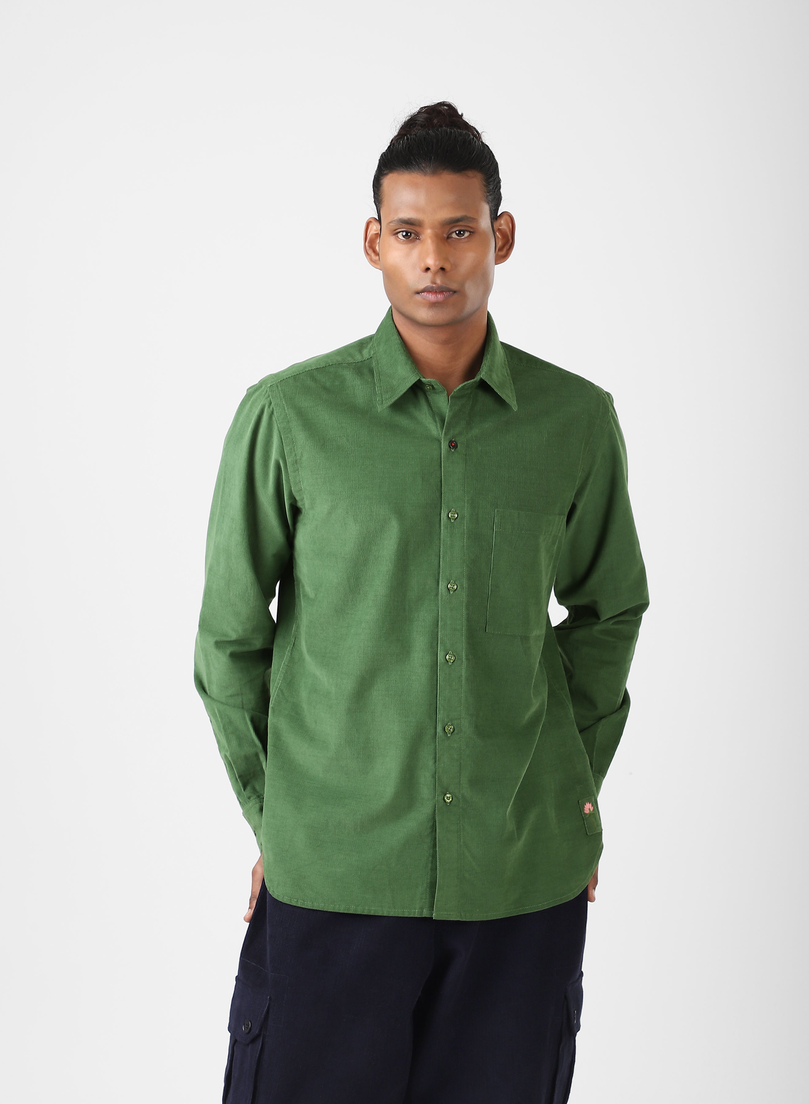 Ryan Shirt Cord21 Green