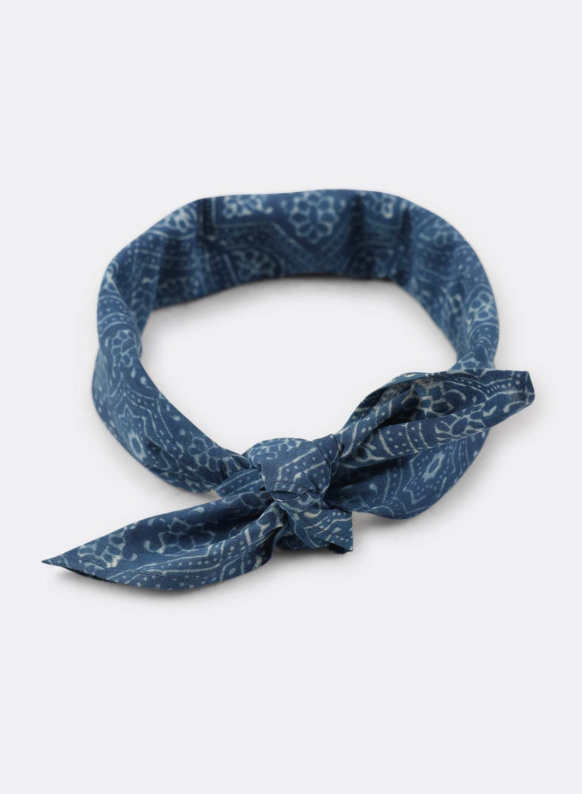 AJK28 Indigo Bandana Scarf