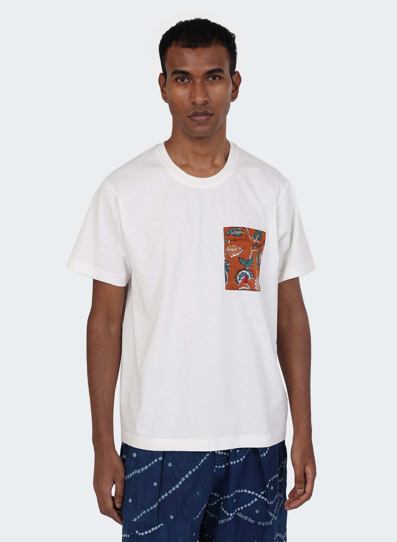 T2 Block Print T Shirt