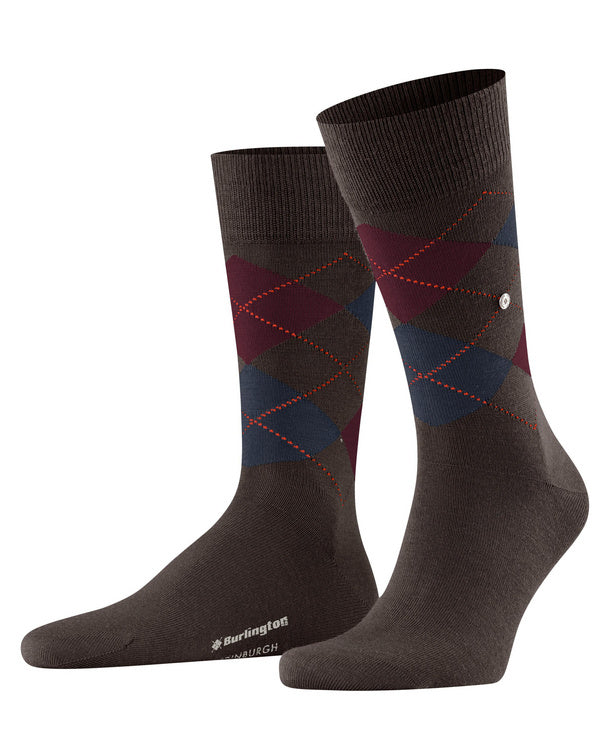 Edinburgh Socks Dark Brown