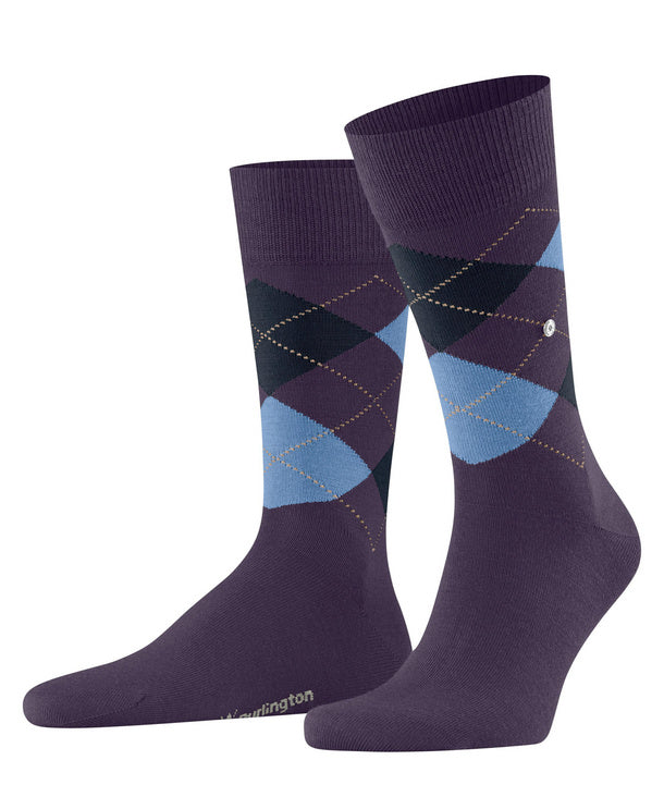 Edinburgh Socks Aubergine