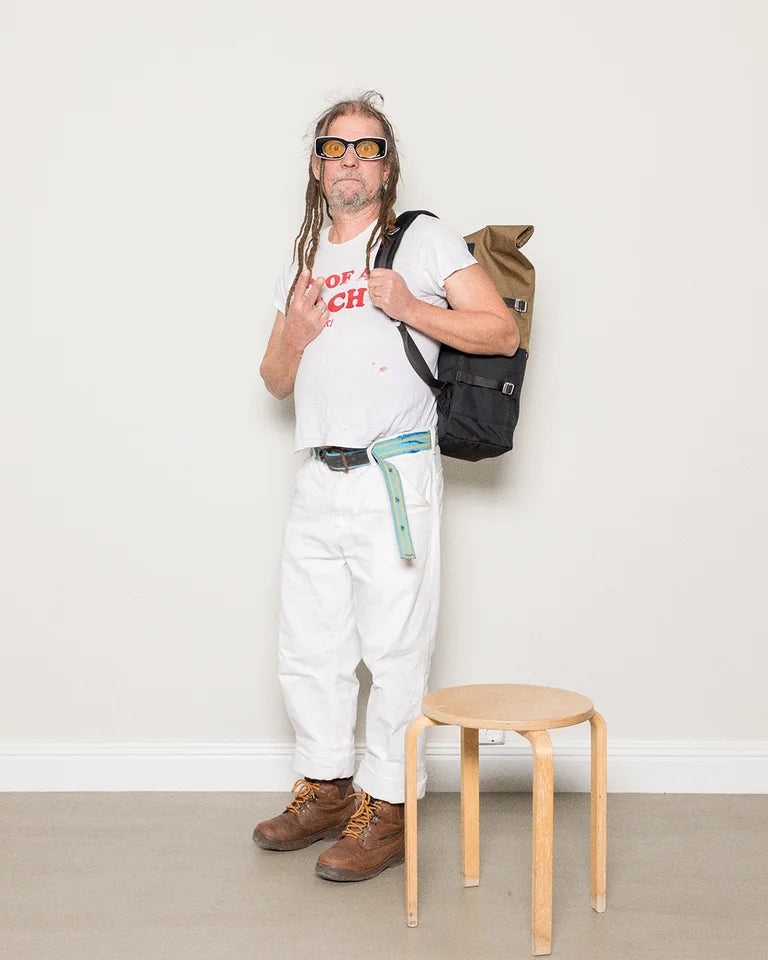 Icon Rolltop Backpack Multi Olive