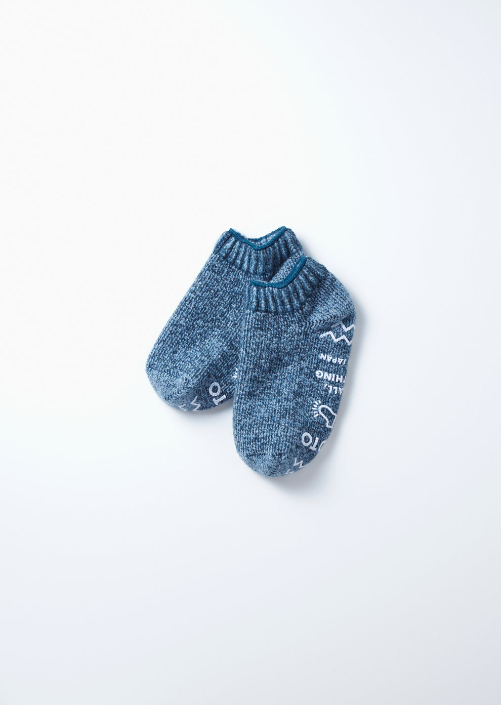 Pile Sockslipper Indigo/Light Blue
