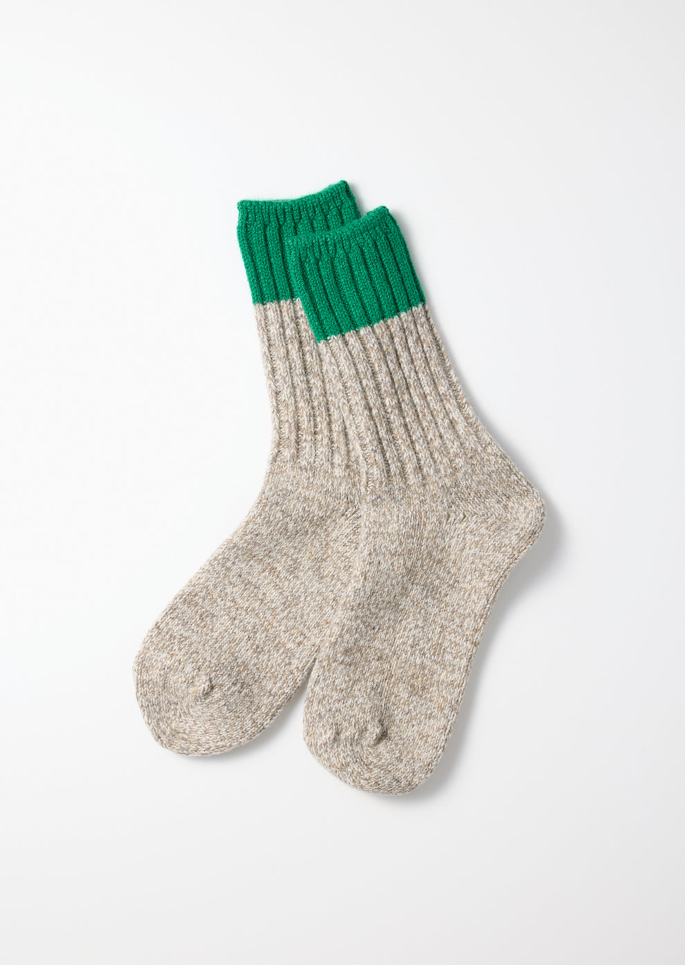 Merino Wool Ragg Socks Green