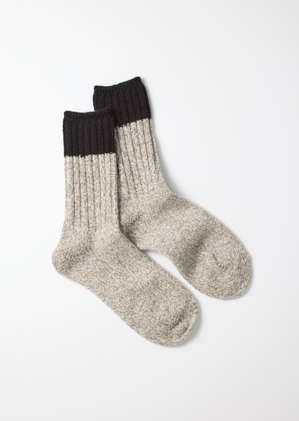 Merino Wool Ragg Socks Black
