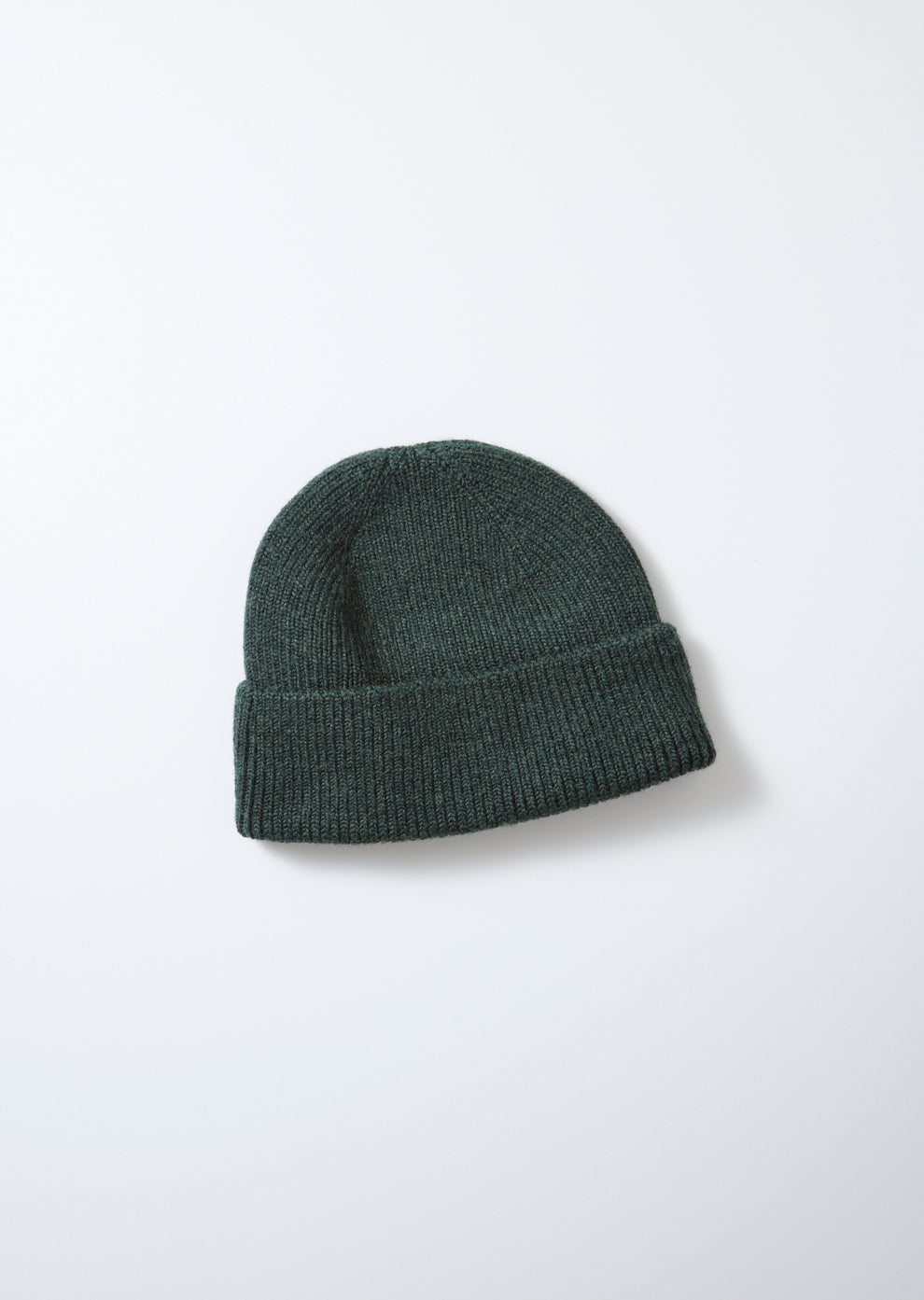 Washable Merino Seamless Beanie Forest Green