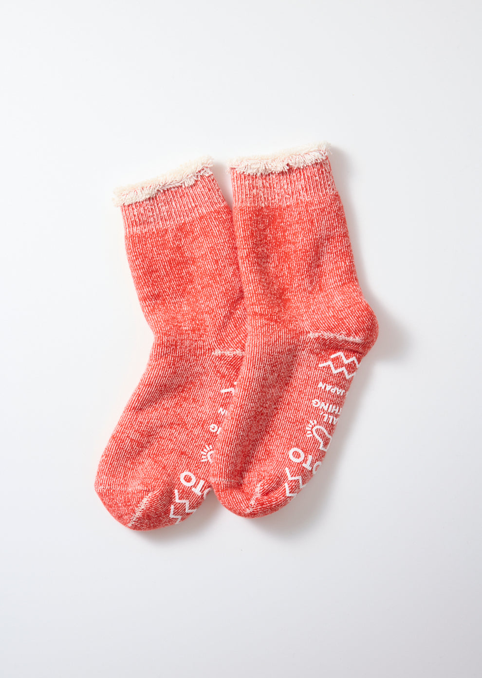 Double Face Room Socks Red
