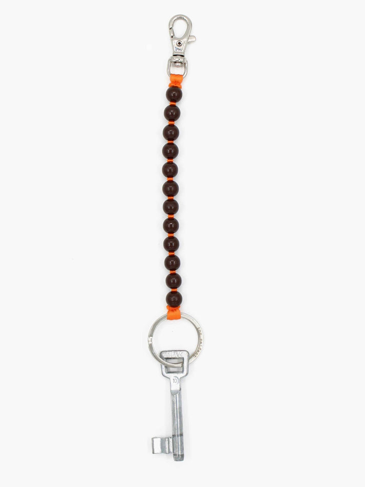 Perlen Short Brown/Orange Keychain