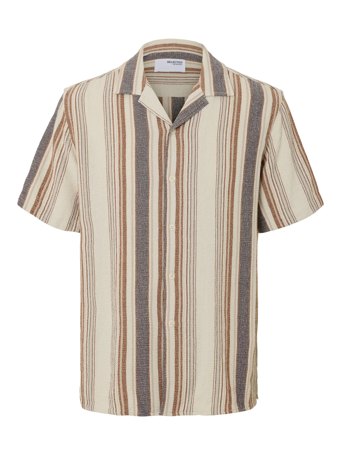 Relax Sal Resort Shirt Egret/Multi Stripes