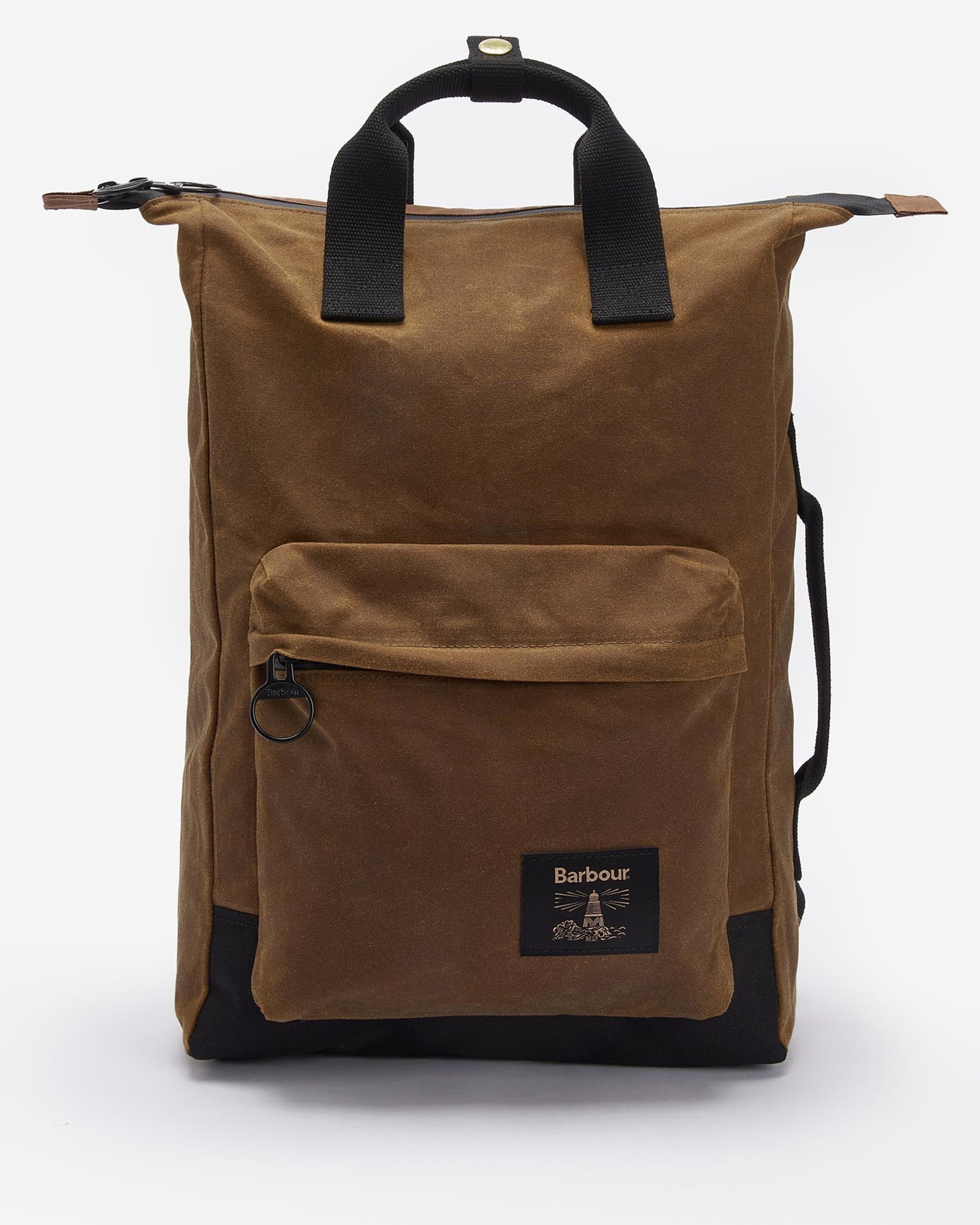 Field Waxed Backpack Tan/Black