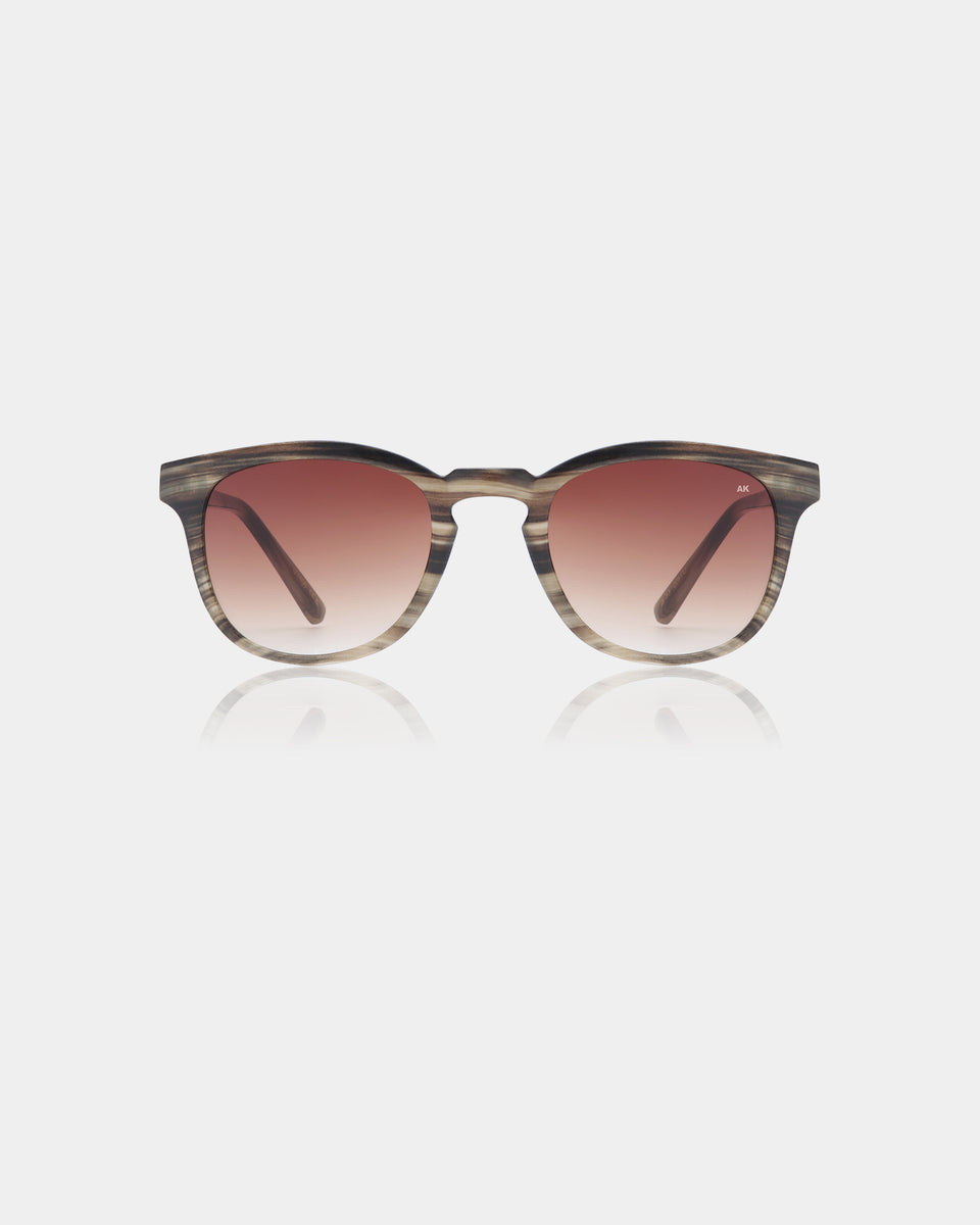 Bate Sunglasses Striped Horn