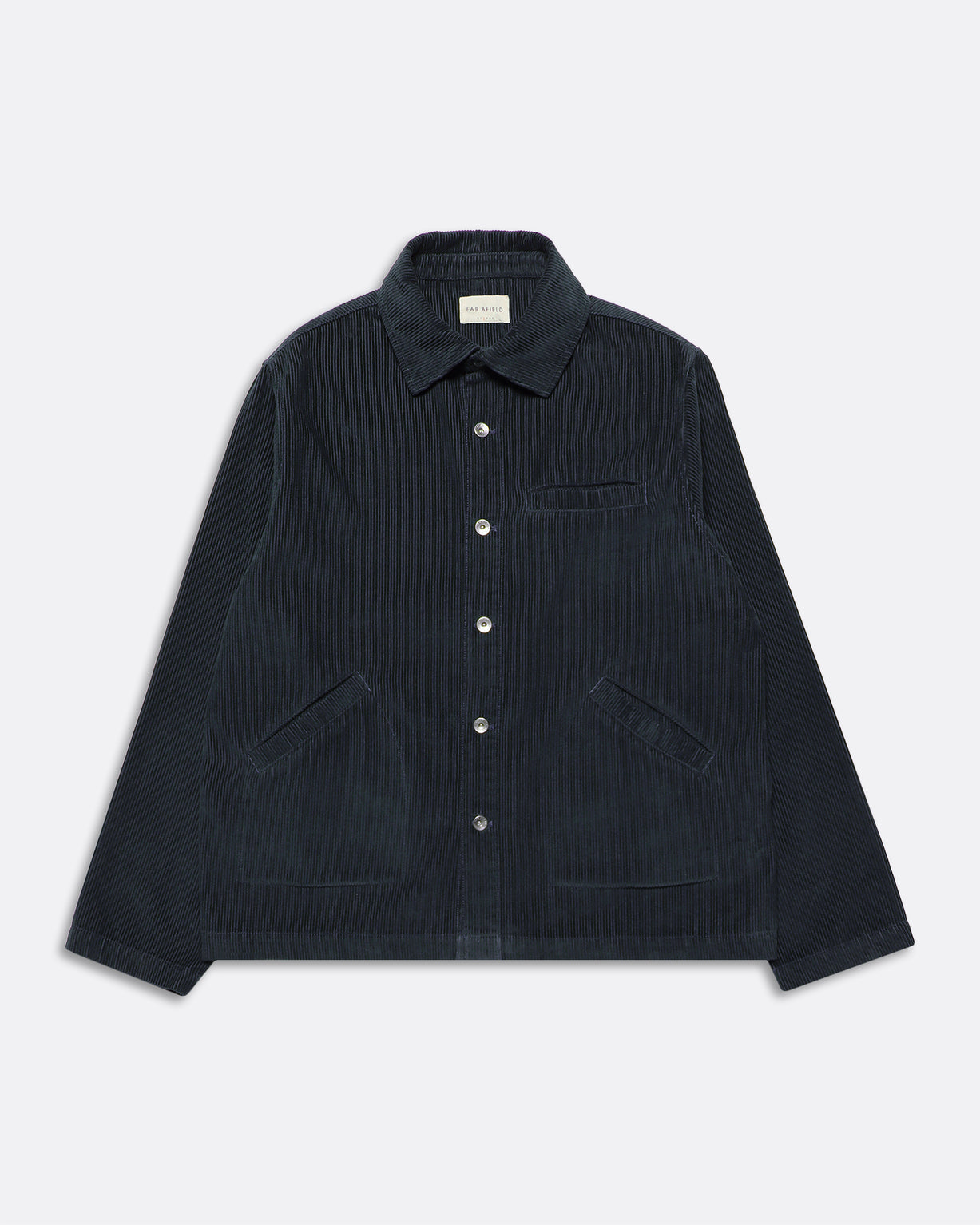 Evens Overshirt Corduroy Navy Iris