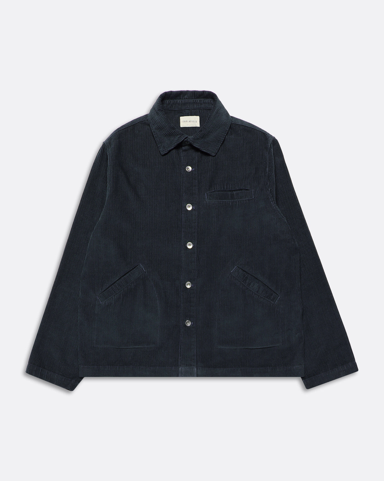 Evens Overshirt Corduroy Navy Iris