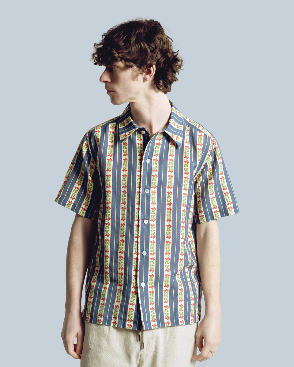 Busey Shirt Floral Stripe Multi