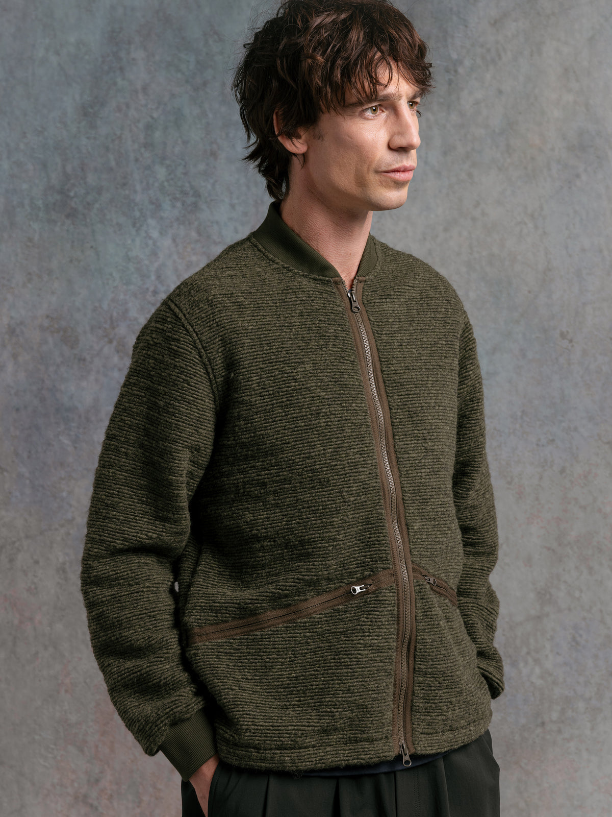 Dreghorn Fleece Olive