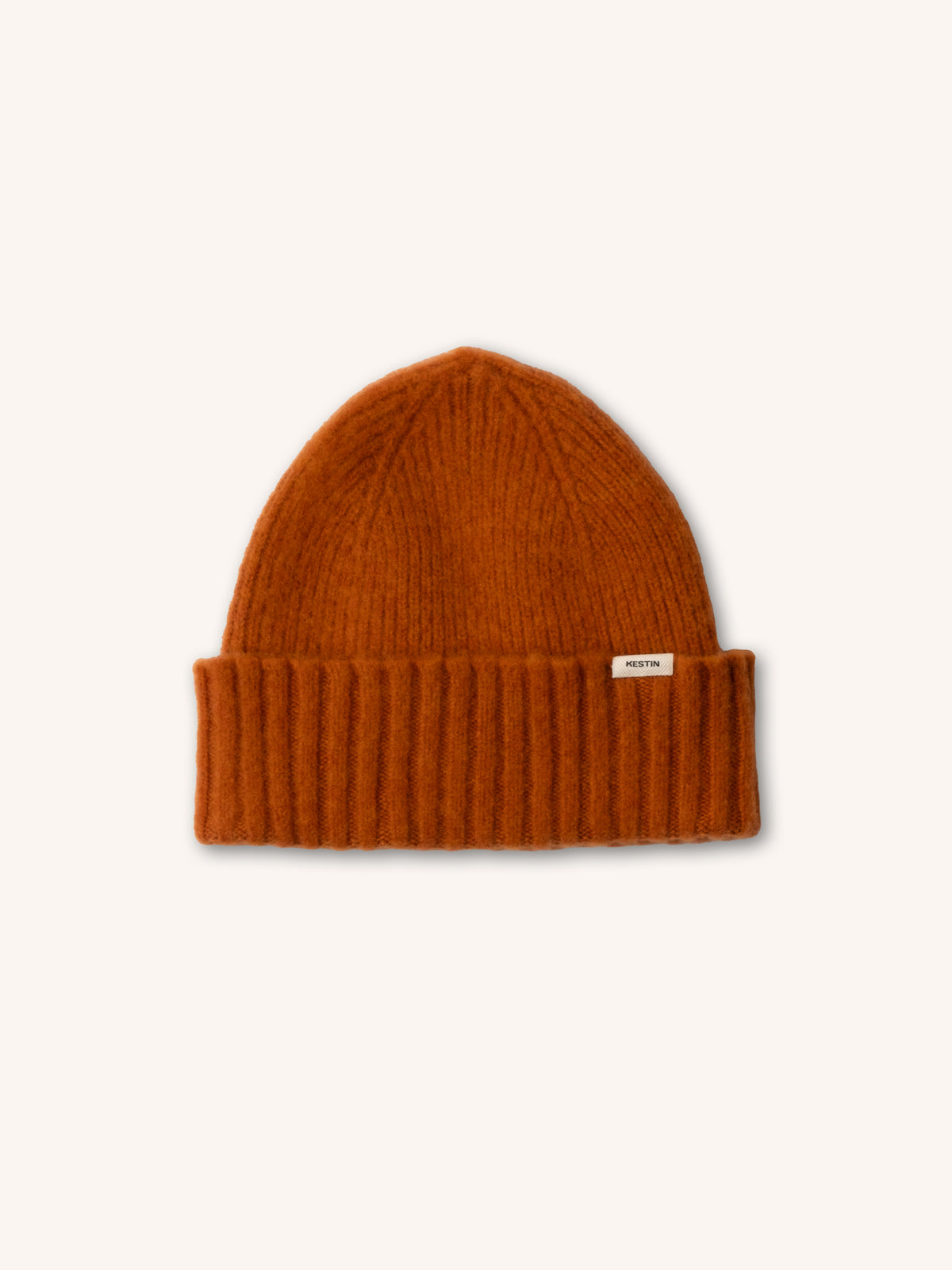 Bulloch Brushed Beanie Rust Lambswool