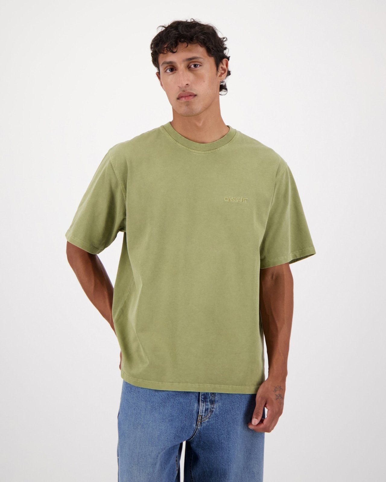 Stonewashed Tee Khaki