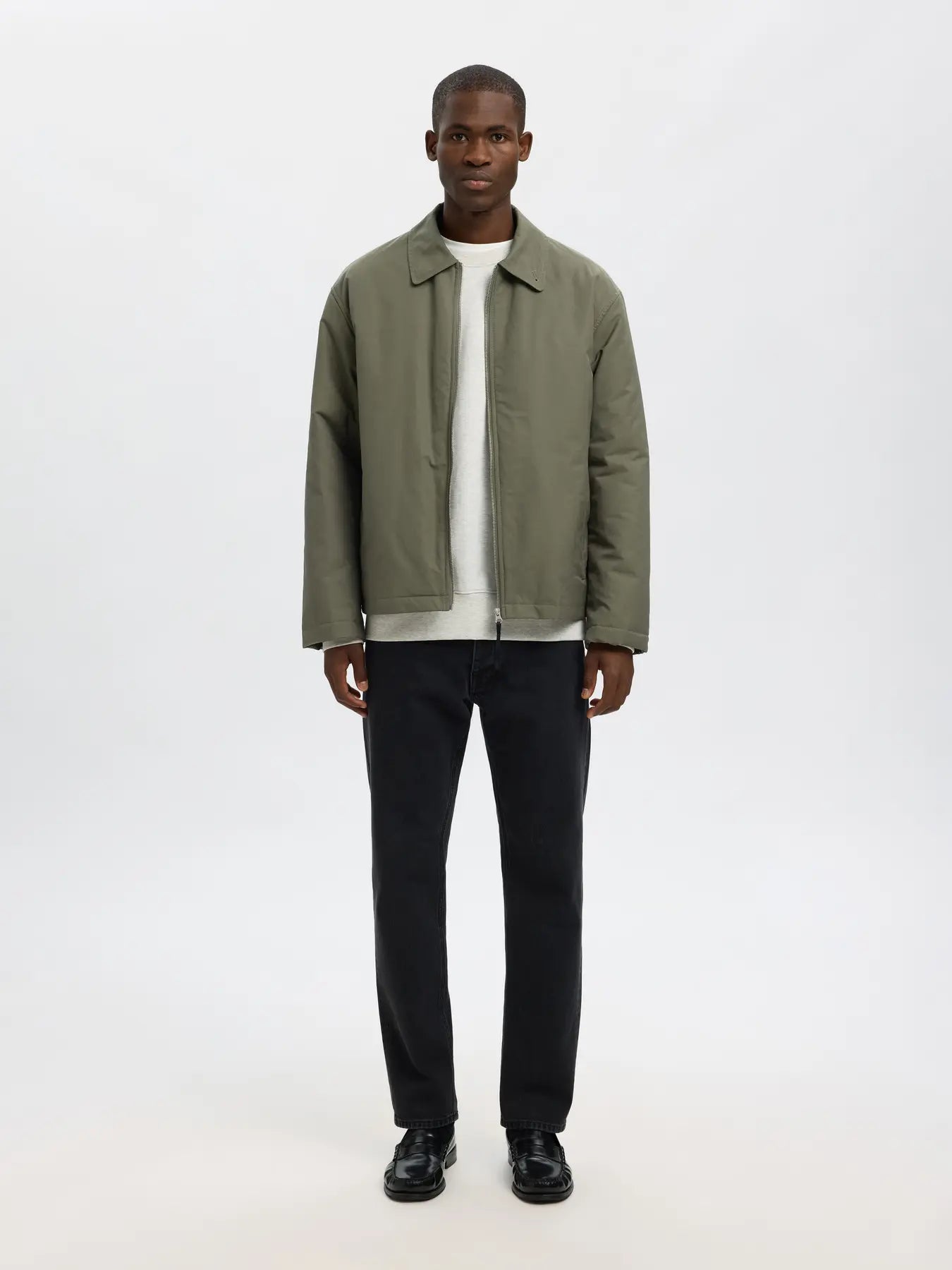 Cedric Relaxed Blouson #S Olive Night