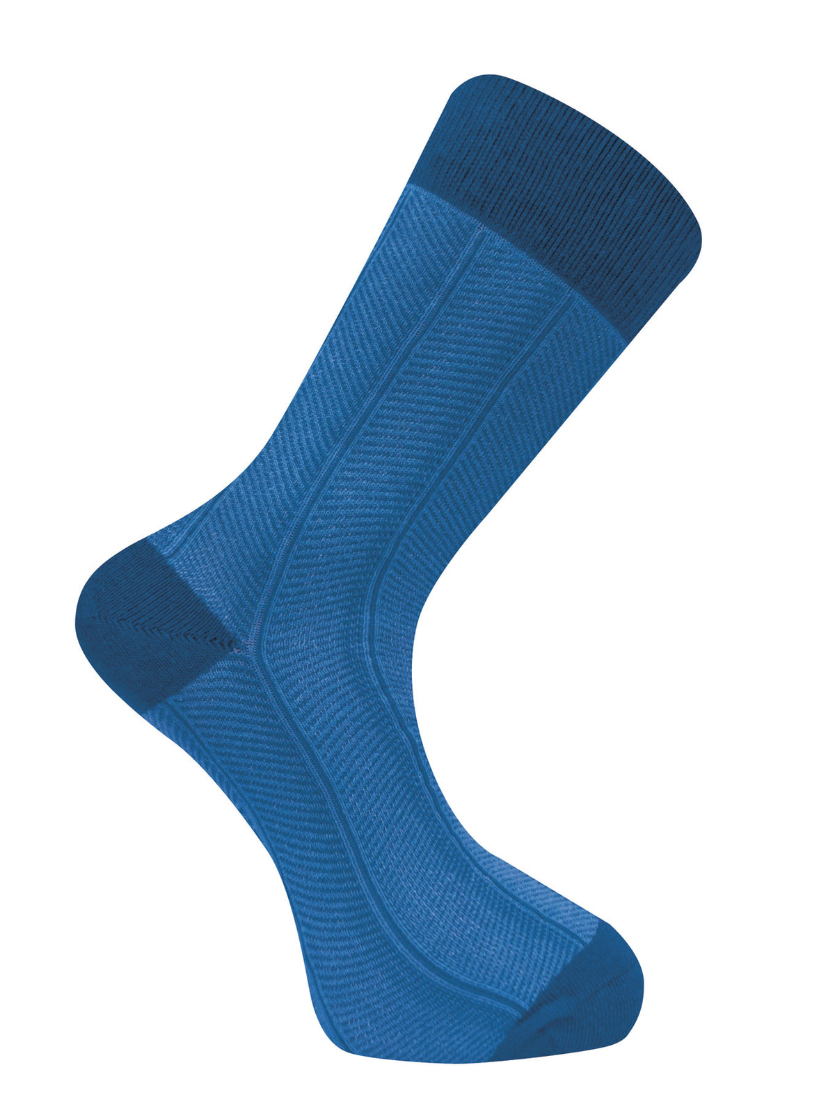 Herringbone Socks Blue
