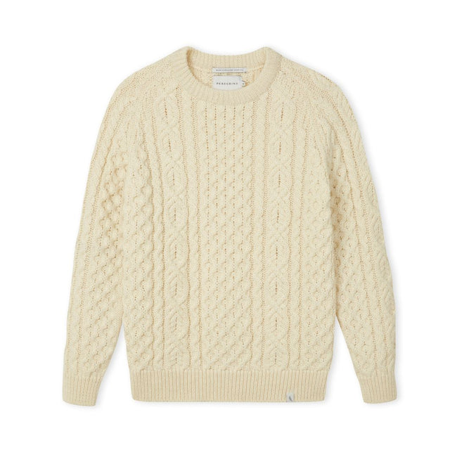 Hudson Aran Jumper Ecru