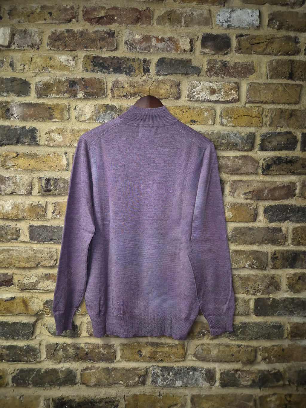 Barton Half Zip Mock Neck Thistle