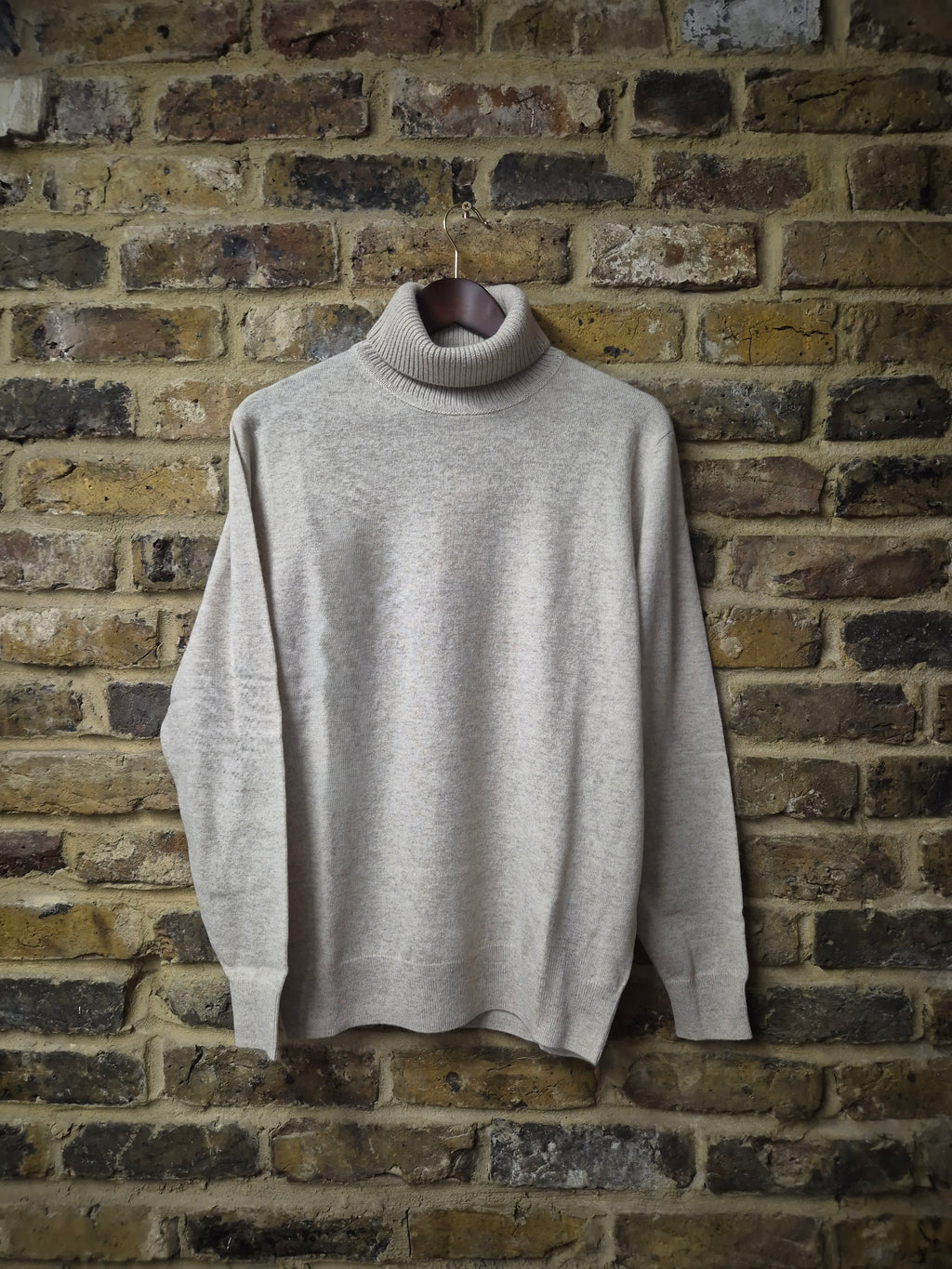 Petersham Long Sleeve Rollneck Jumper Irish Cream