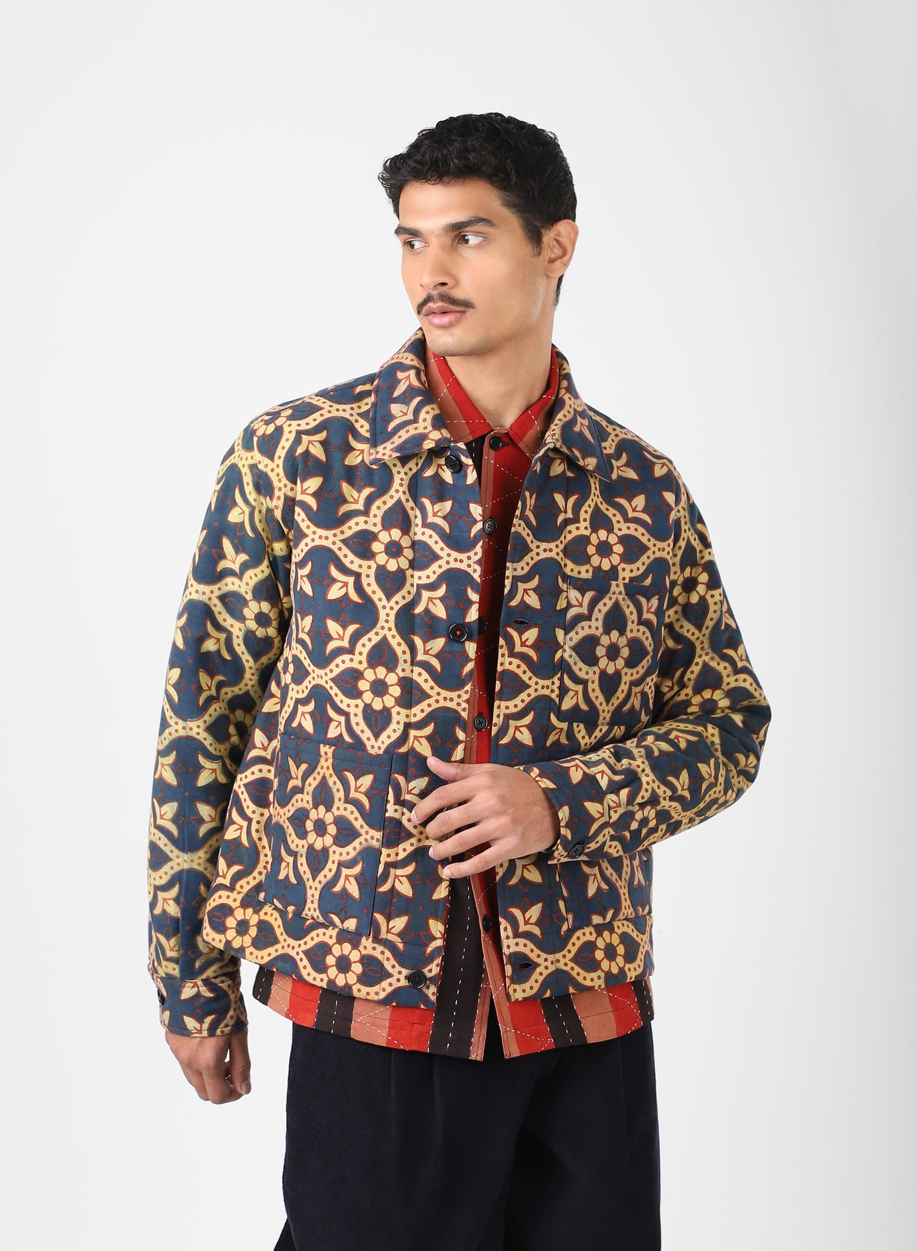 Bodhi Jacket AJK24 Ajrakh