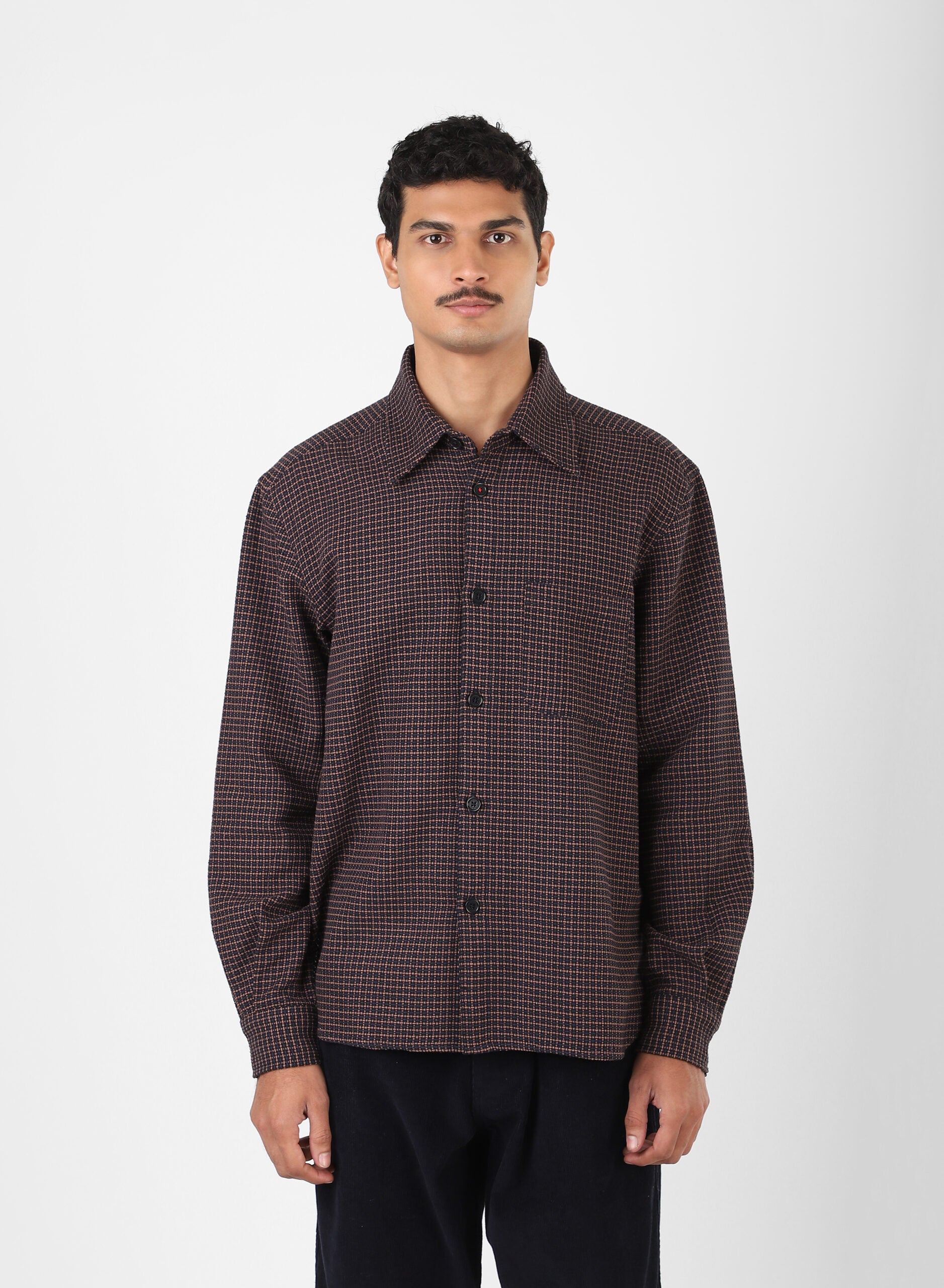 Luis Shirt HW55 Ganache
