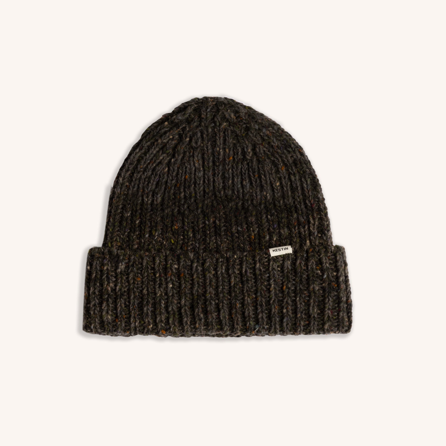 Isla Beanie Forest Marl Merino Wool