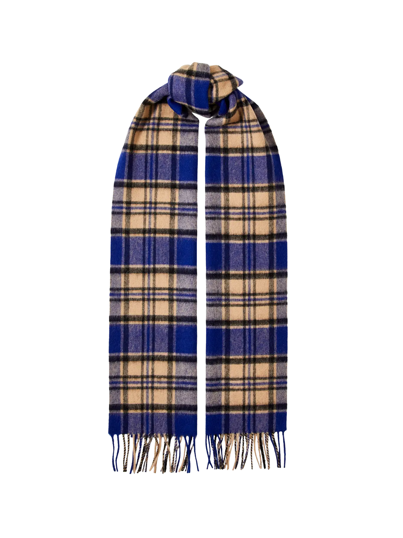 Tope Wool Check Scarf Set Sail Tartan