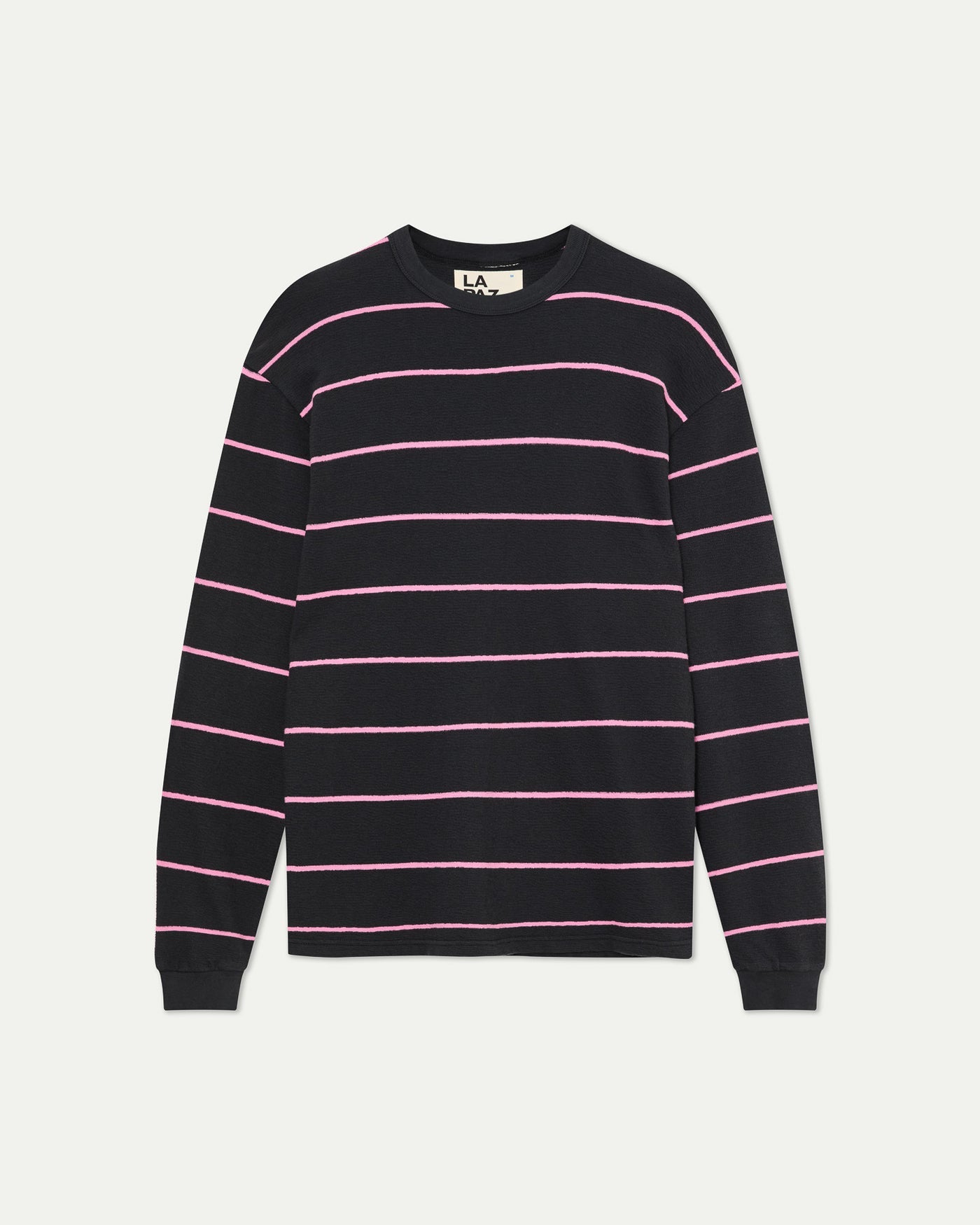Feijo Long Sleeve Shirt Black Sand/Bubble Stripes