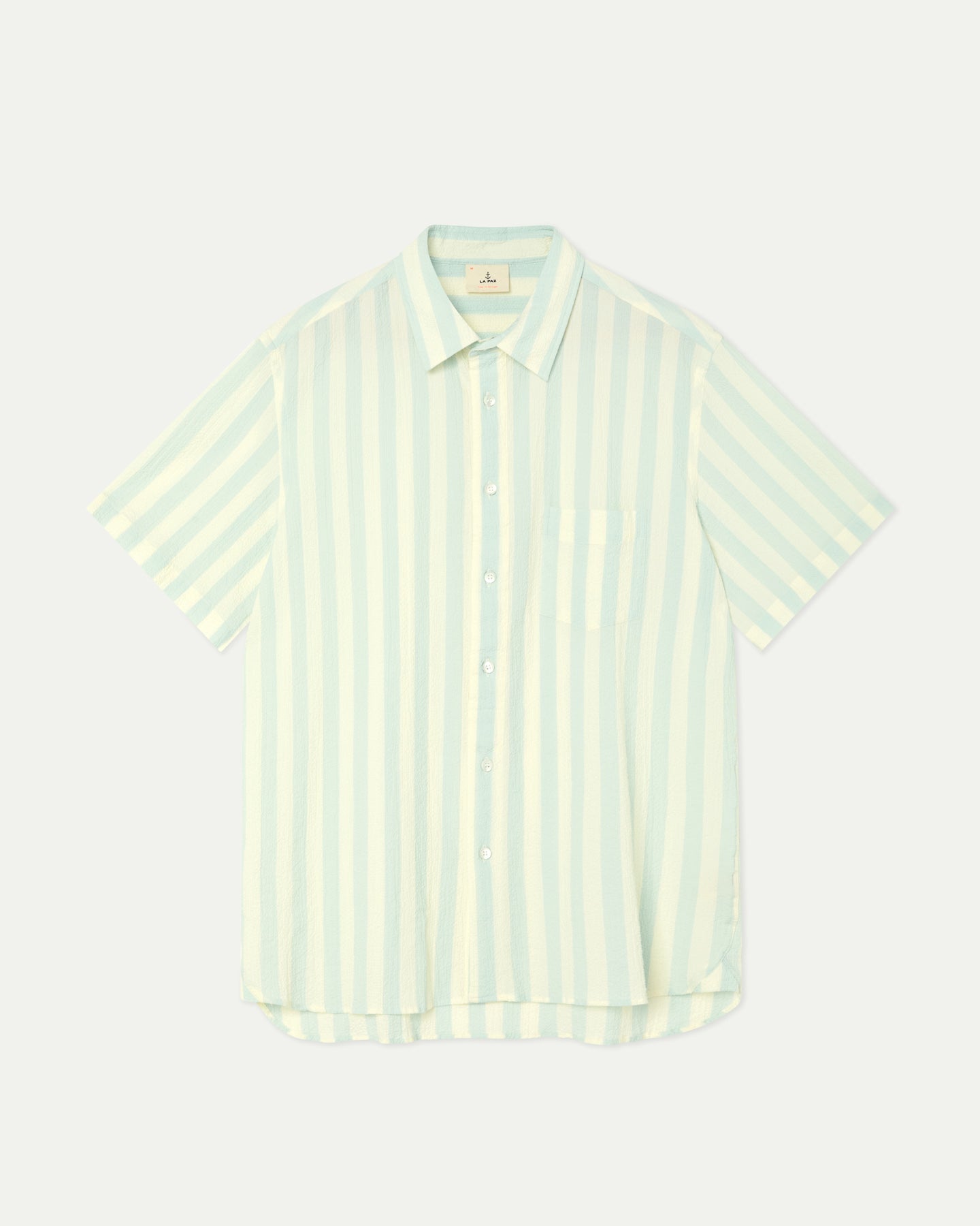 Alegre Shirt Green Spray Stripes