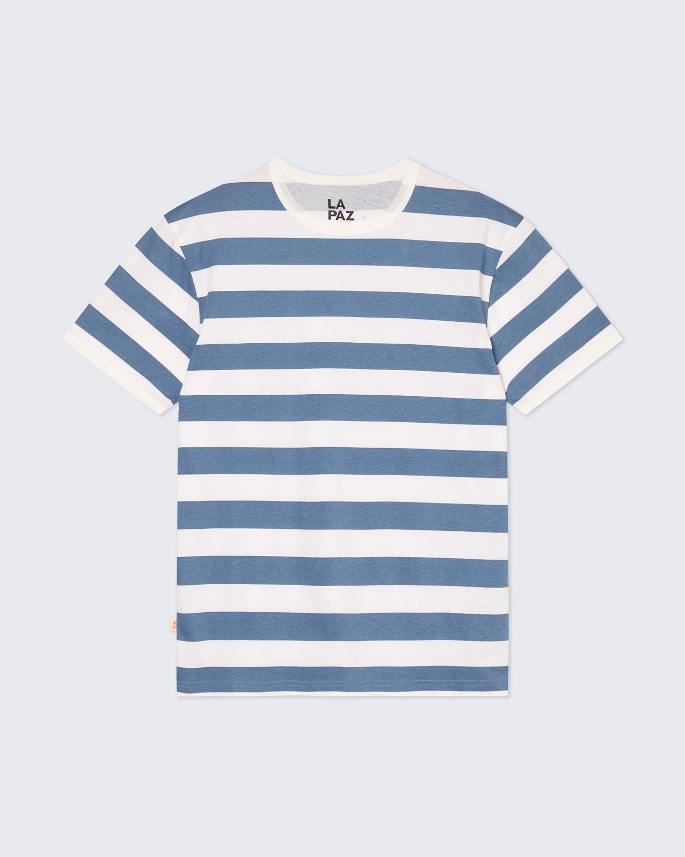 Meneres Contrast T Shirt Indigo Stripes