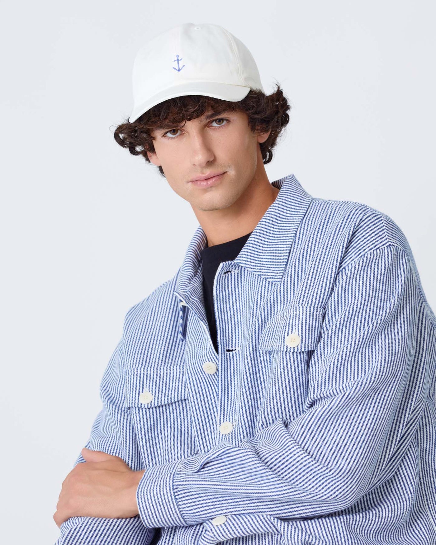 Santos Cap Off White/Wind Blue