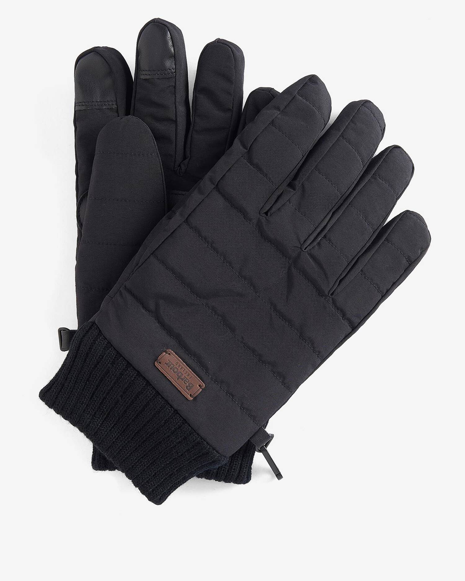 Banff Quilted Gloves Black