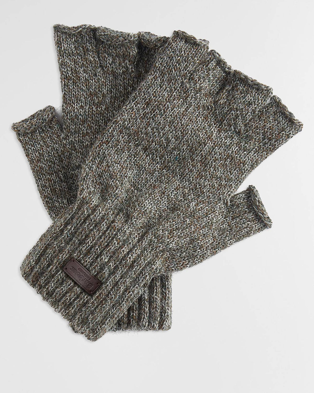 Heath Fingerless Gloves Green