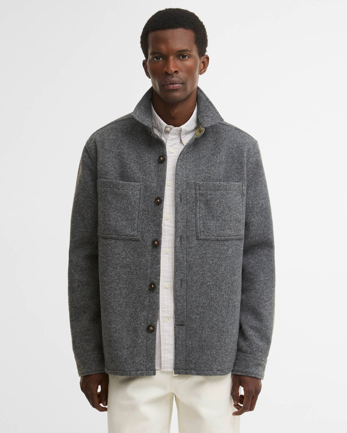 Barbour Marltown Overshirt Dark Grey