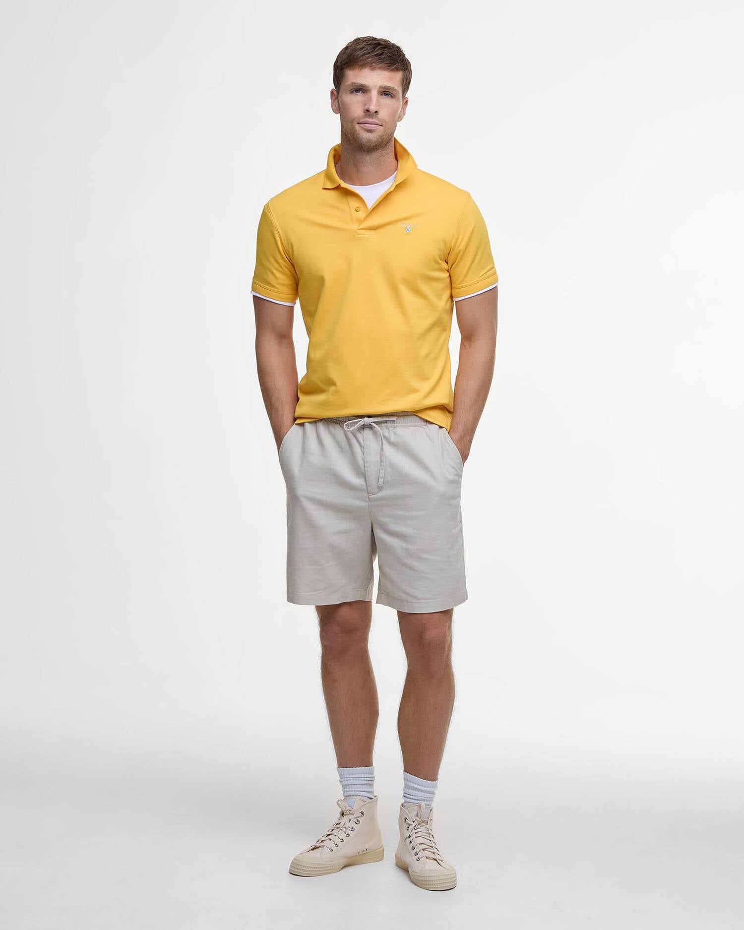 Cotton/Linen Shorts Mist