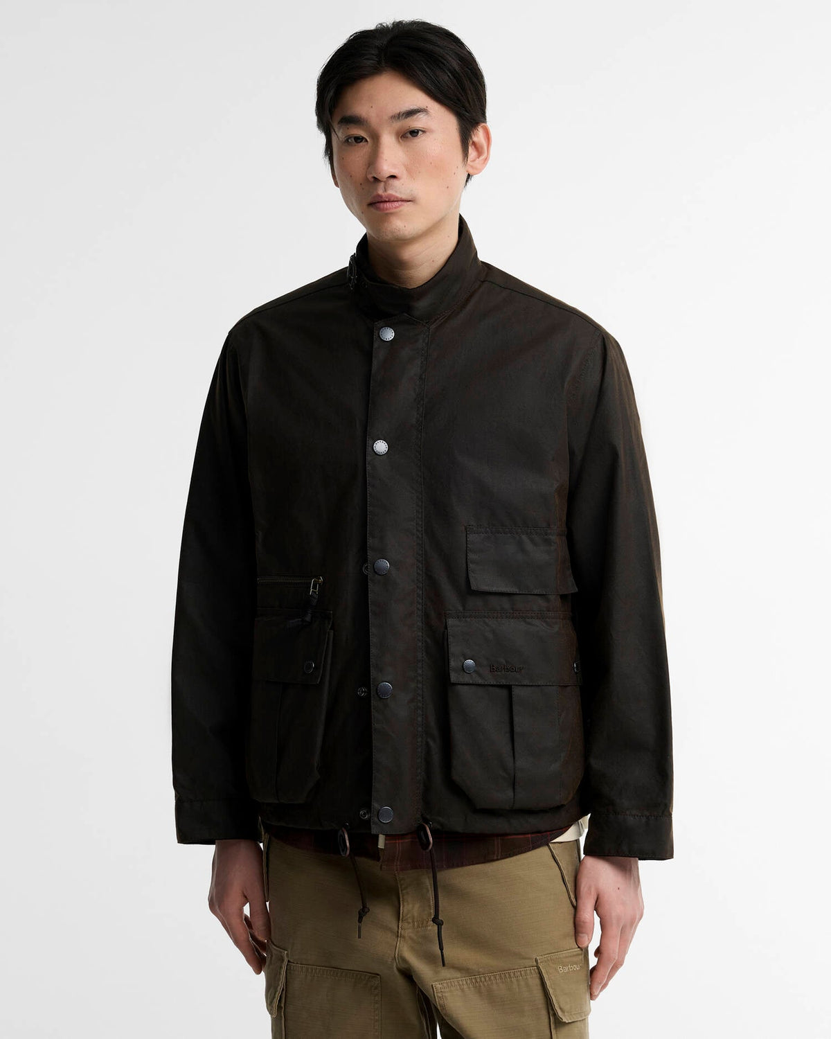 Modified Ursula Waxed Jacket Dark Brown