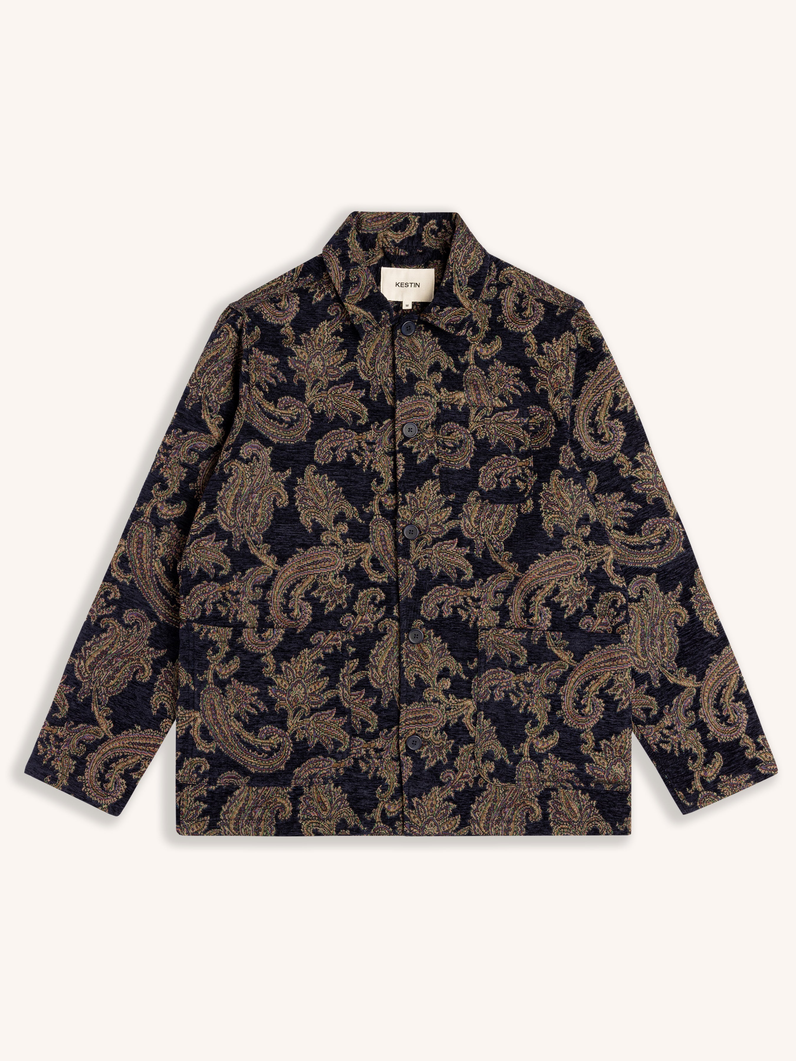 Ormiston Jacket Navy Paisley Jacquard