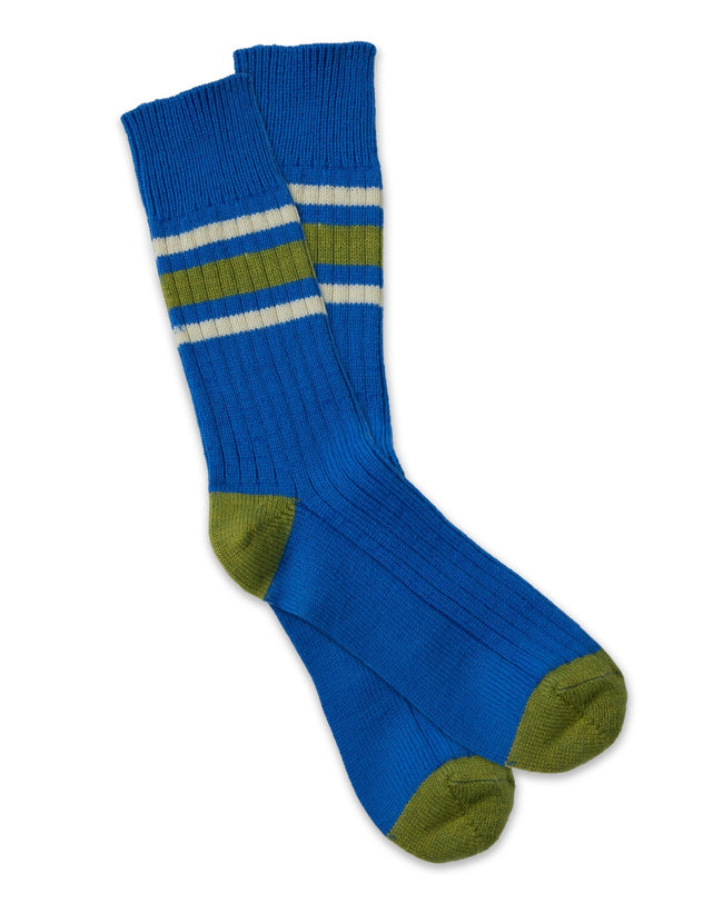 Merino Park Socks In Cobalt
