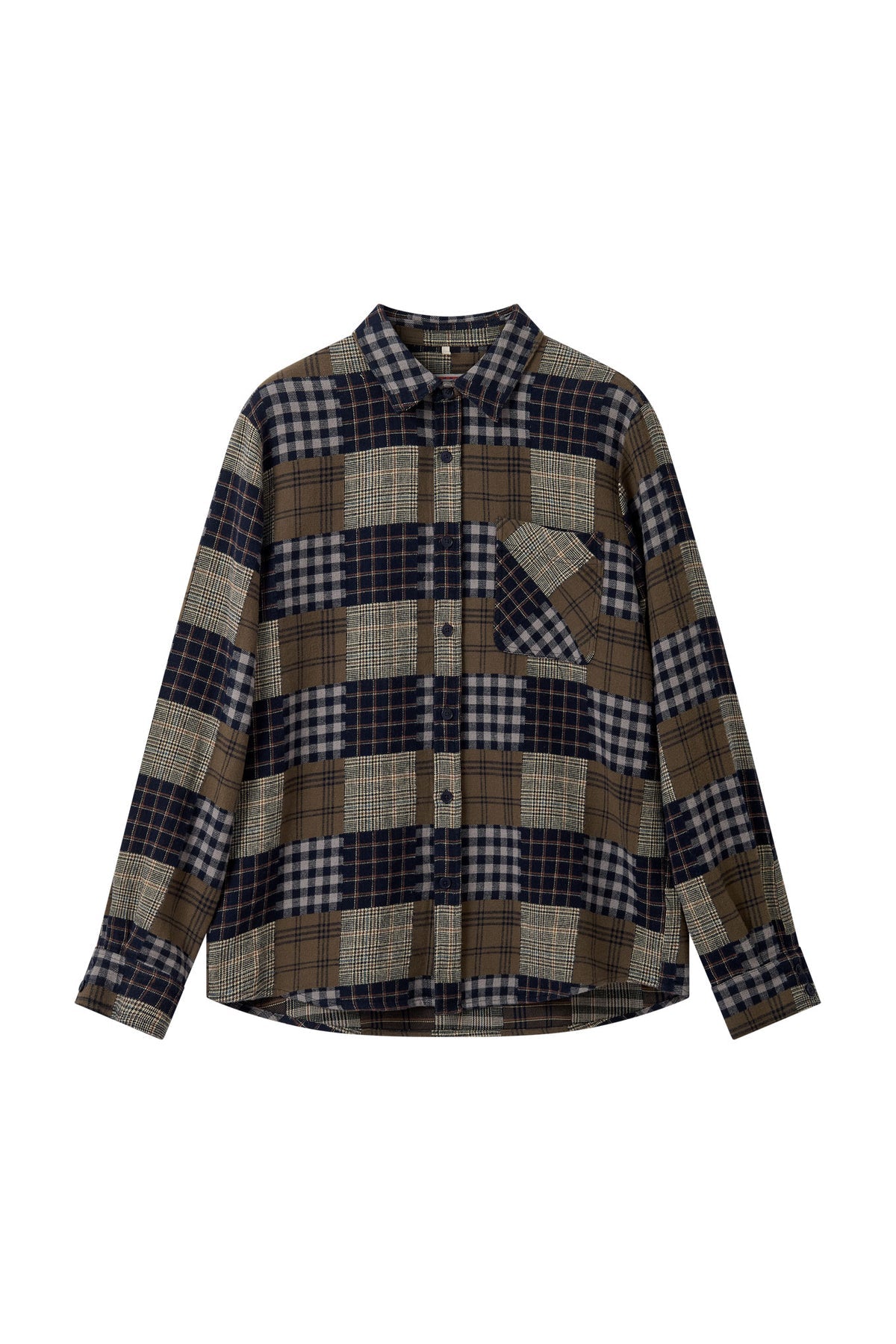 Santi Shirt Navy Mish Mash