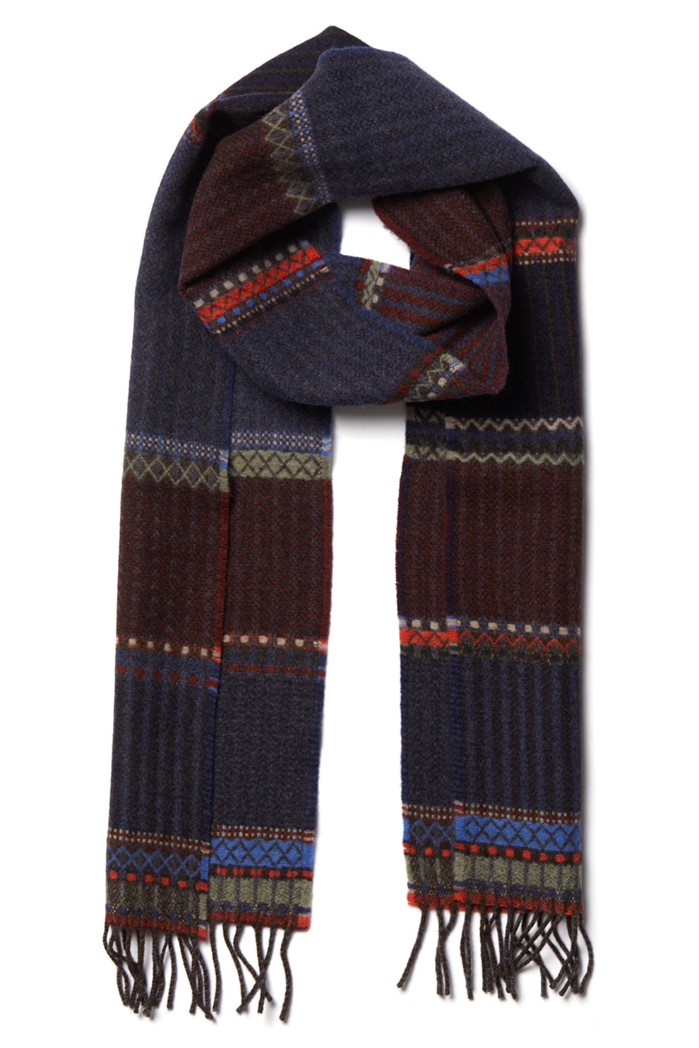 Cassia Ink Lambswool Scarf