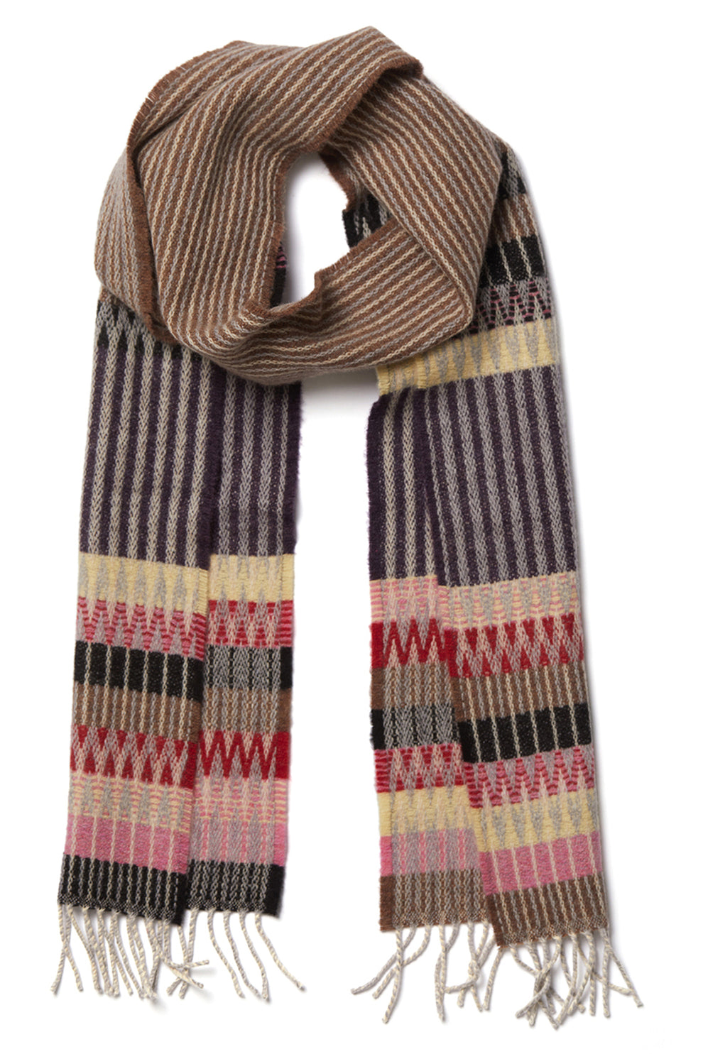 Edera Mouse Lambswool Scarf