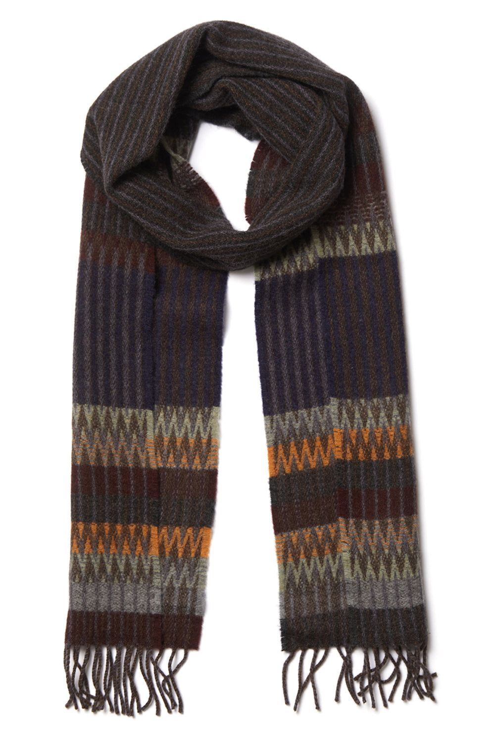Edera Smoke Lambswool Scarf
